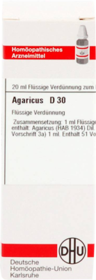 AGARICUS D 30 Dilution