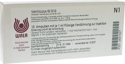 VENTRICULUS GL D 10 Ampullen