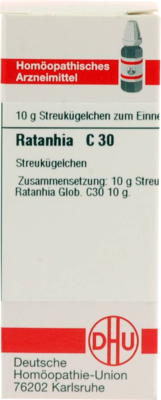 RATANHIA C 30 Globuli