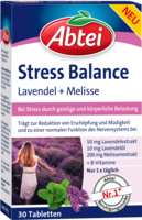 ABTEI Stress Balance Lavendel+Melisse Tabletten