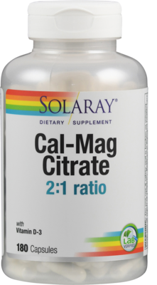 CAL-MAG Citrat+D3 Solaray Kapseln