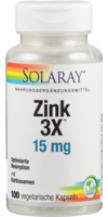 ZINK 3X 15 mg Solaray Kapseln